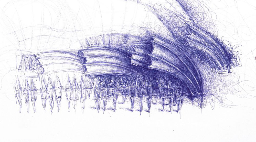 Siamesis sketch by Theo Jansen
