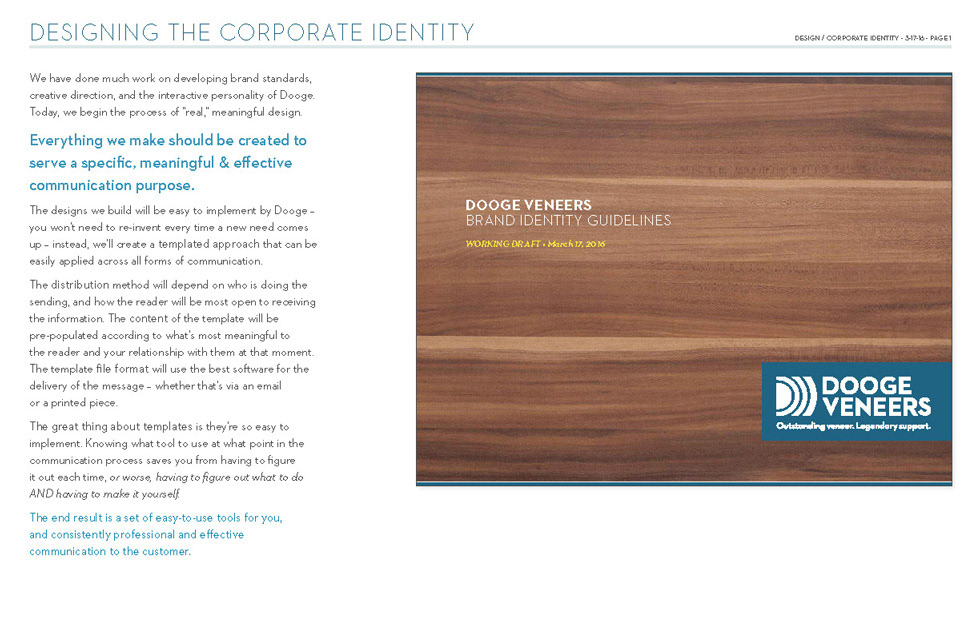 CORPORATE IDENTITY
