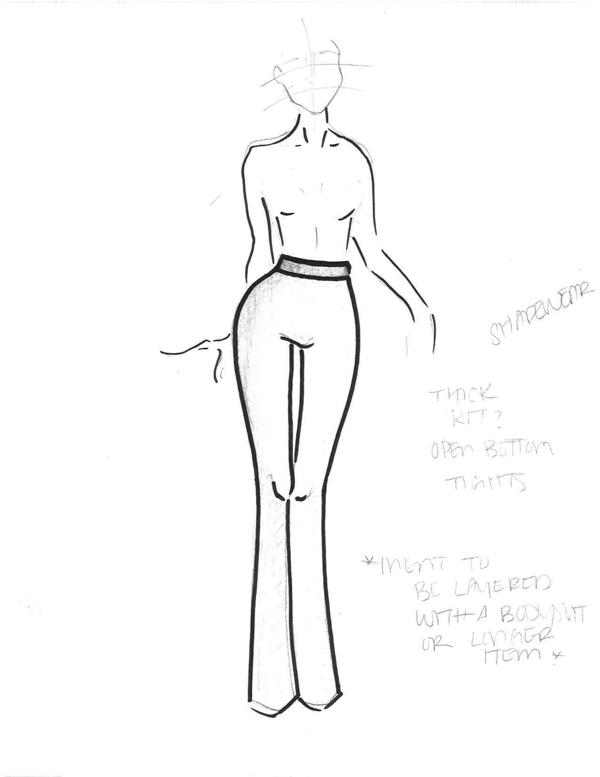 70% Rayon / 30% Wool - Footless Tights