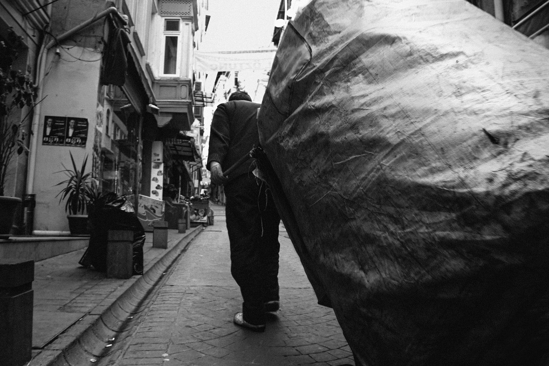 Wandering scavenger - Istanbul, Turkey © Fotis Providas