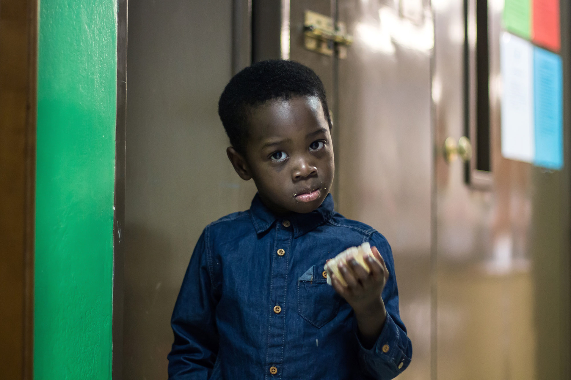 Young boy at a charity event - Athens, Greece © Fotis Providas