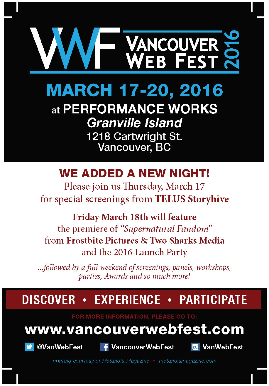 Vancouver Web Fest: Postcard art, back side