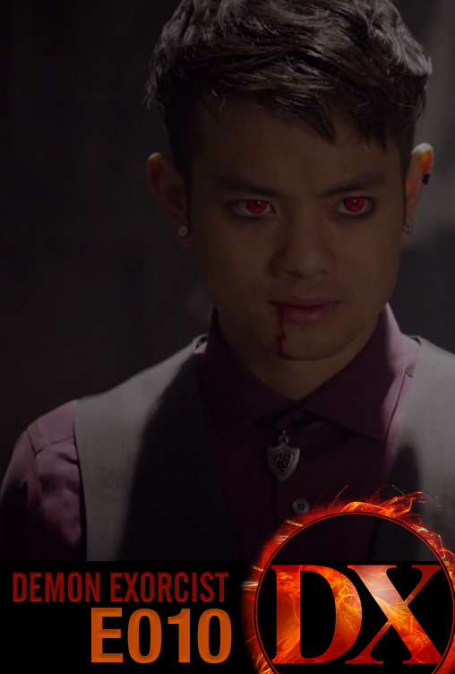 #DemonX - Episode art, portrait layout for @SeekaTV / Episode 10 (Osric Chau as "Damien")