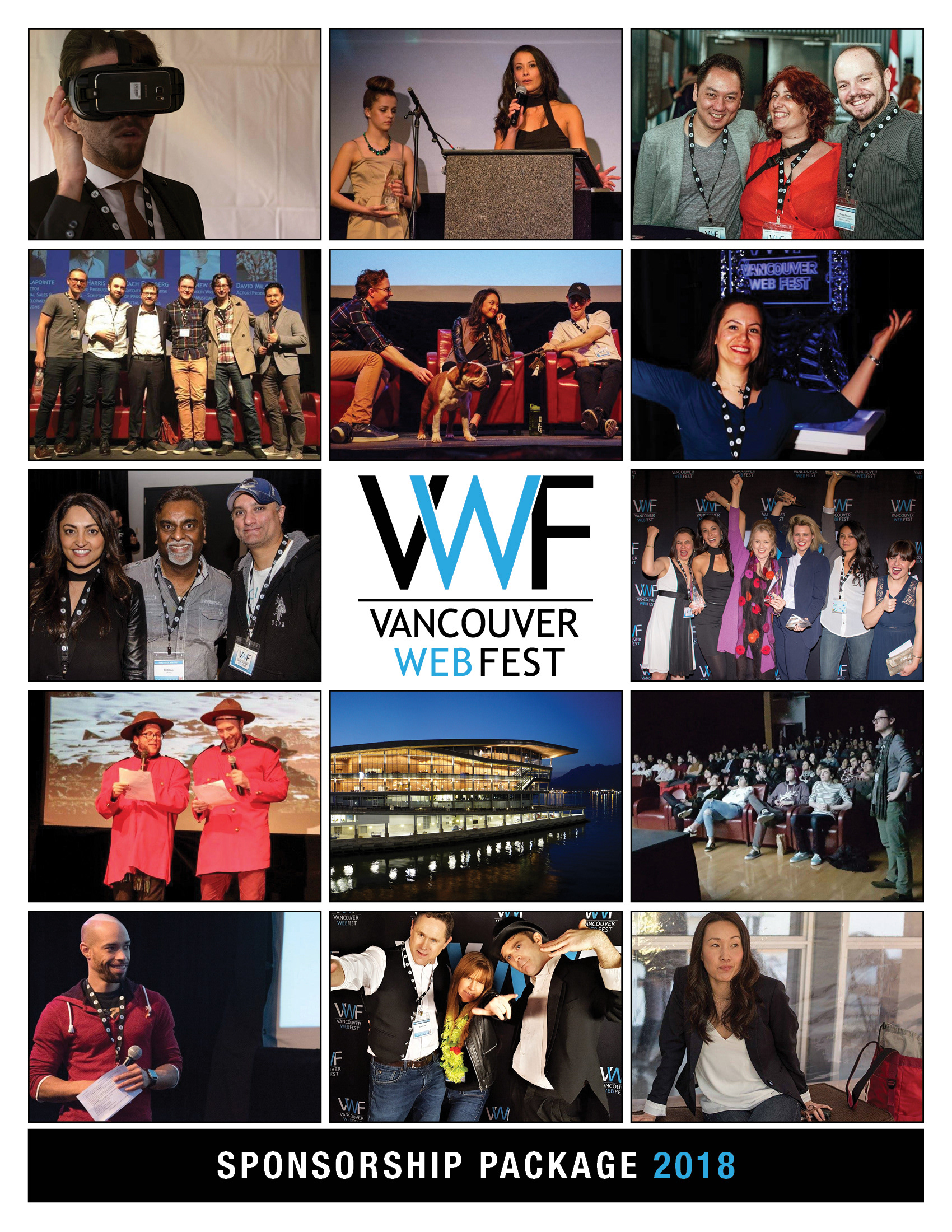 Vancouver Webfest: 2018 Sponsorship package, cover page