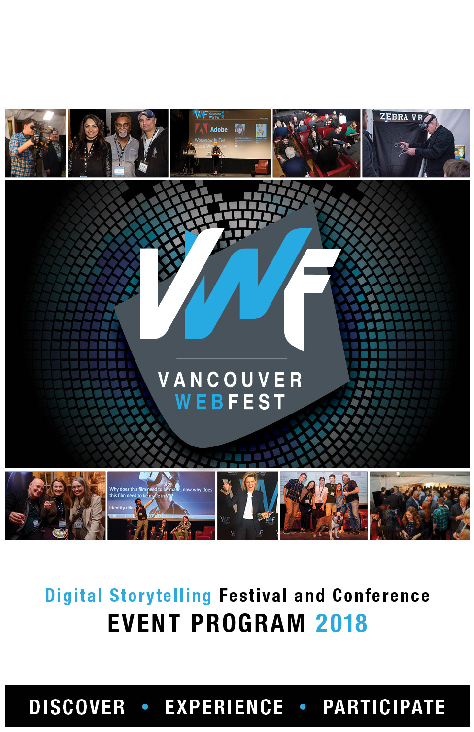Vancouver Webfest: 2018 Event Program - Cover Art & Layout + Design