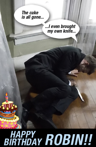 After: Birthday graphic for Robin Dunne, social media, 2016