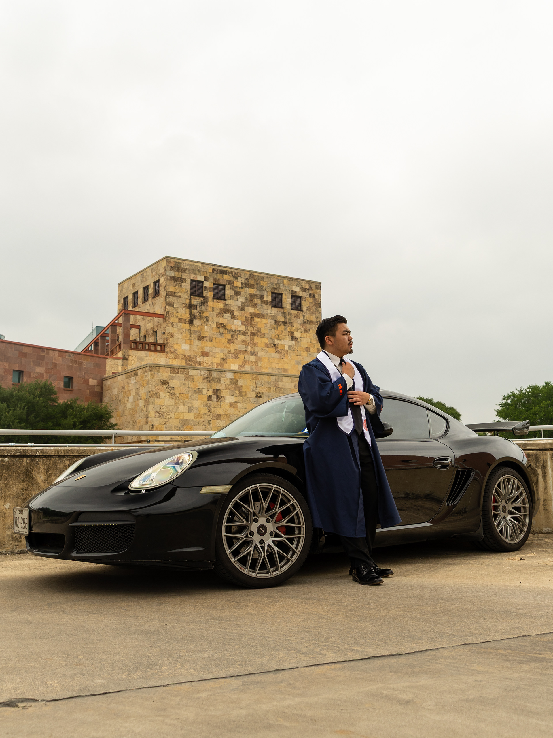 Alan's graduation session, The University of Texas at San Antonio.