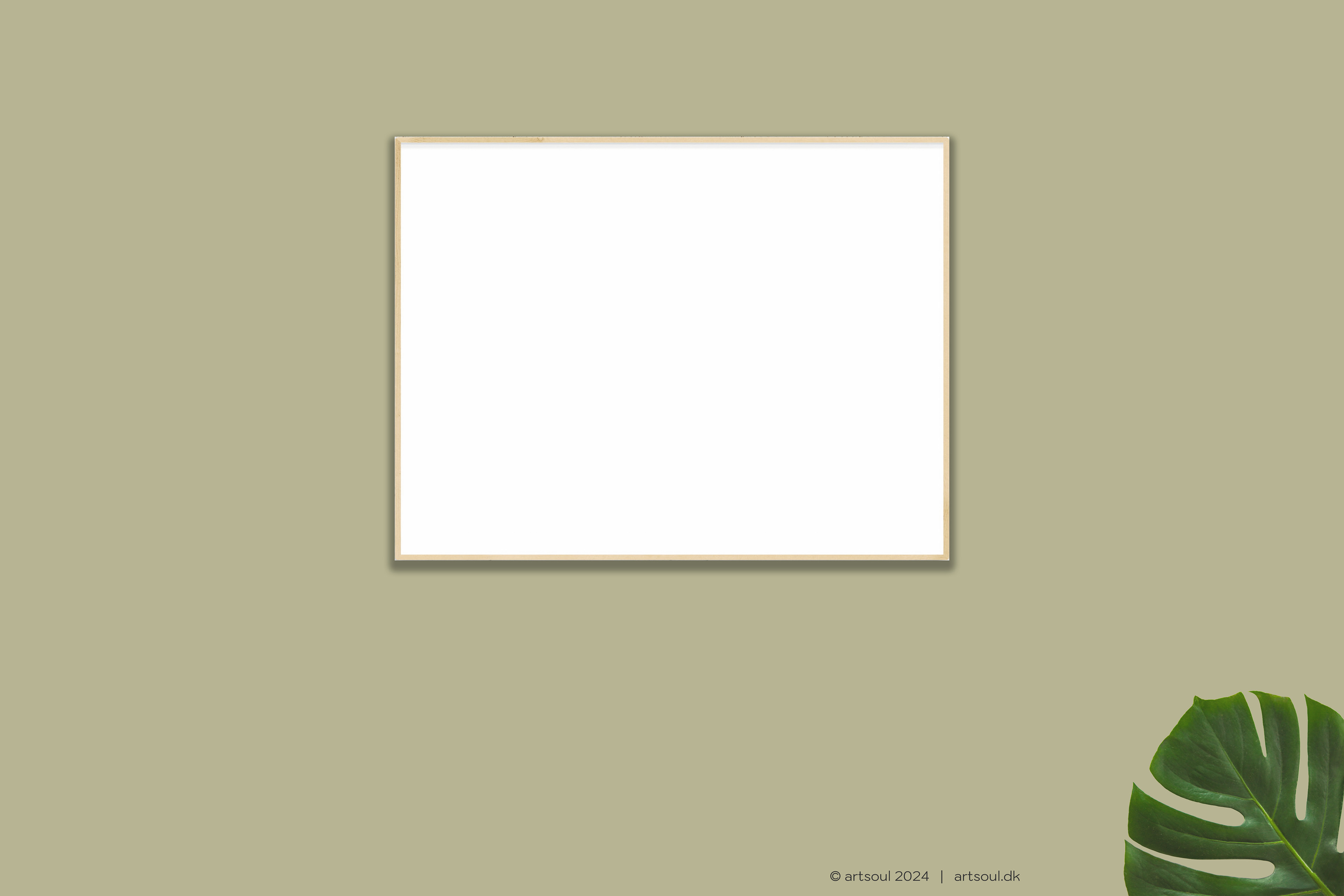 I mange tilfælde kan ét stort værk på væggen være flot, og skabe visuel ro i rum og beskuer.