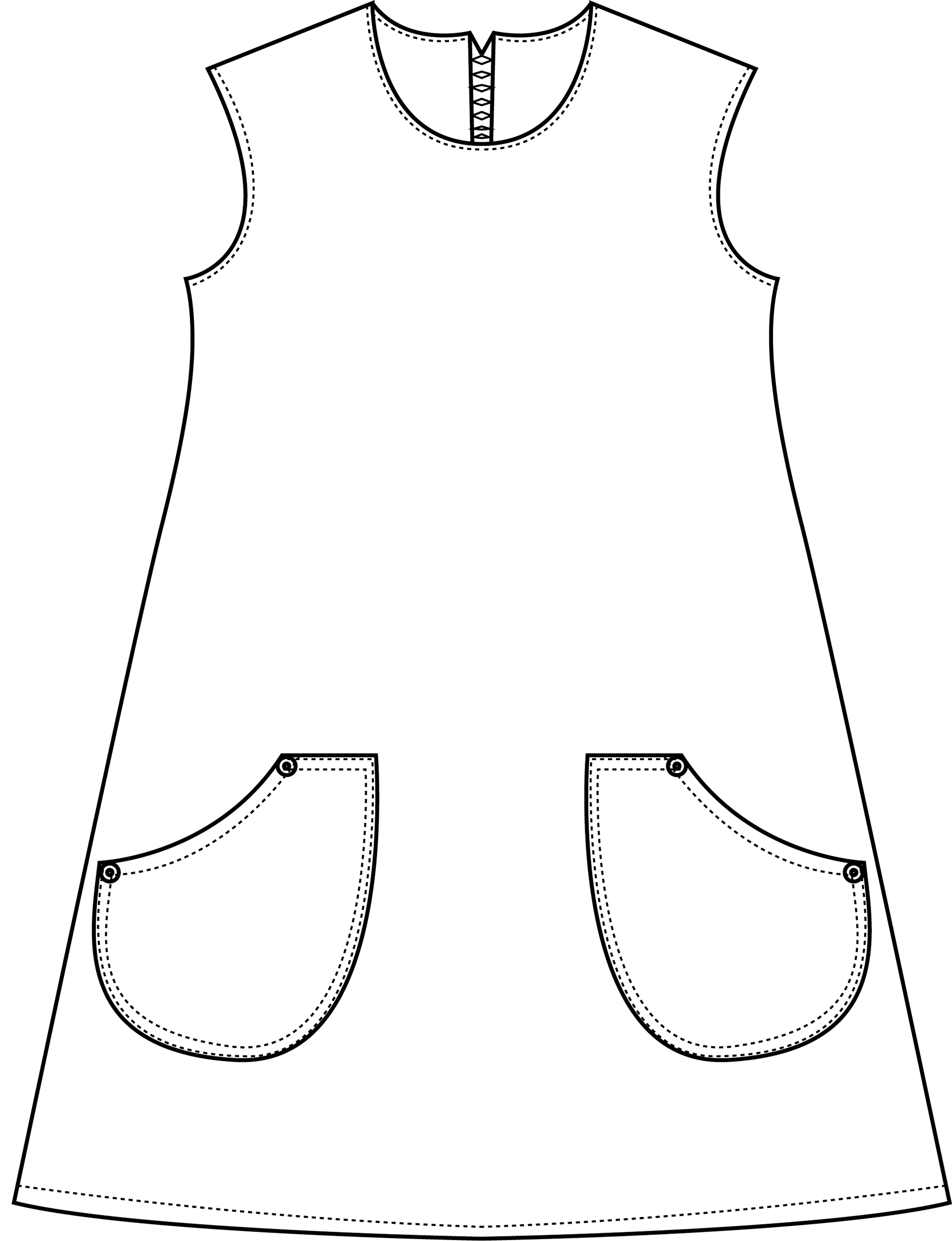 Smock Dress Front