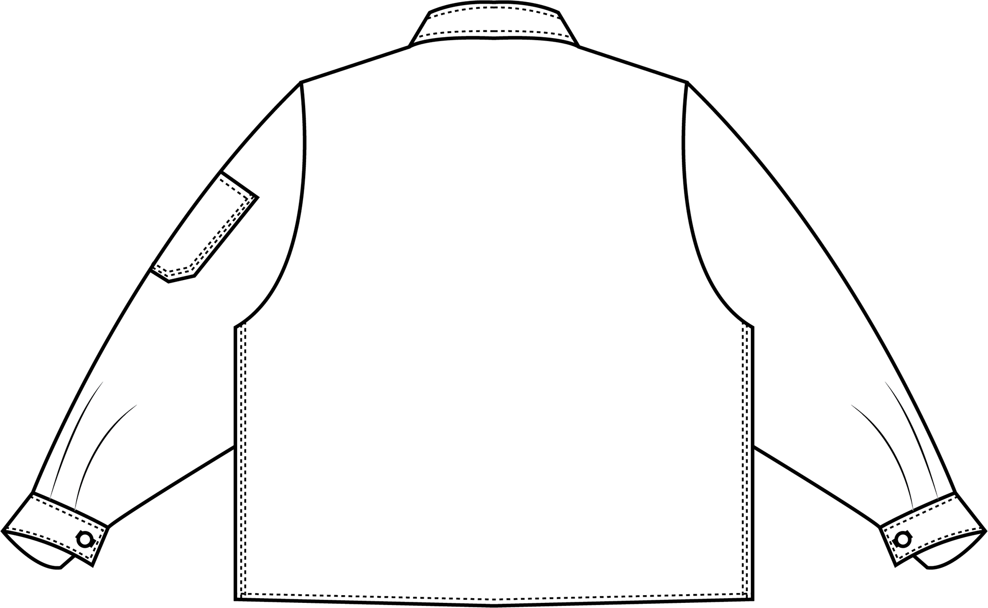 Stand Collar Jacket Front