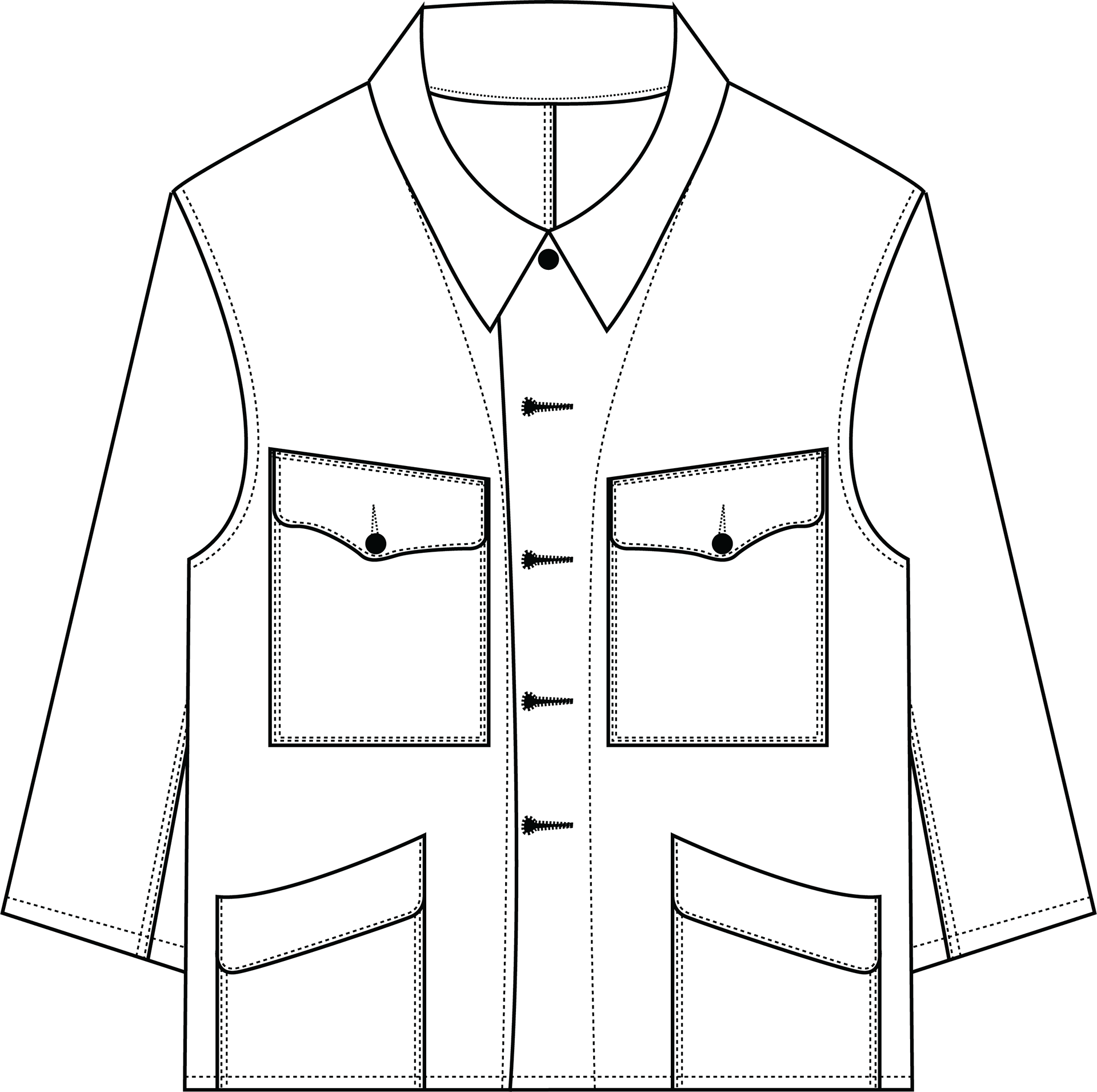 Army Jacket Reproduction Front