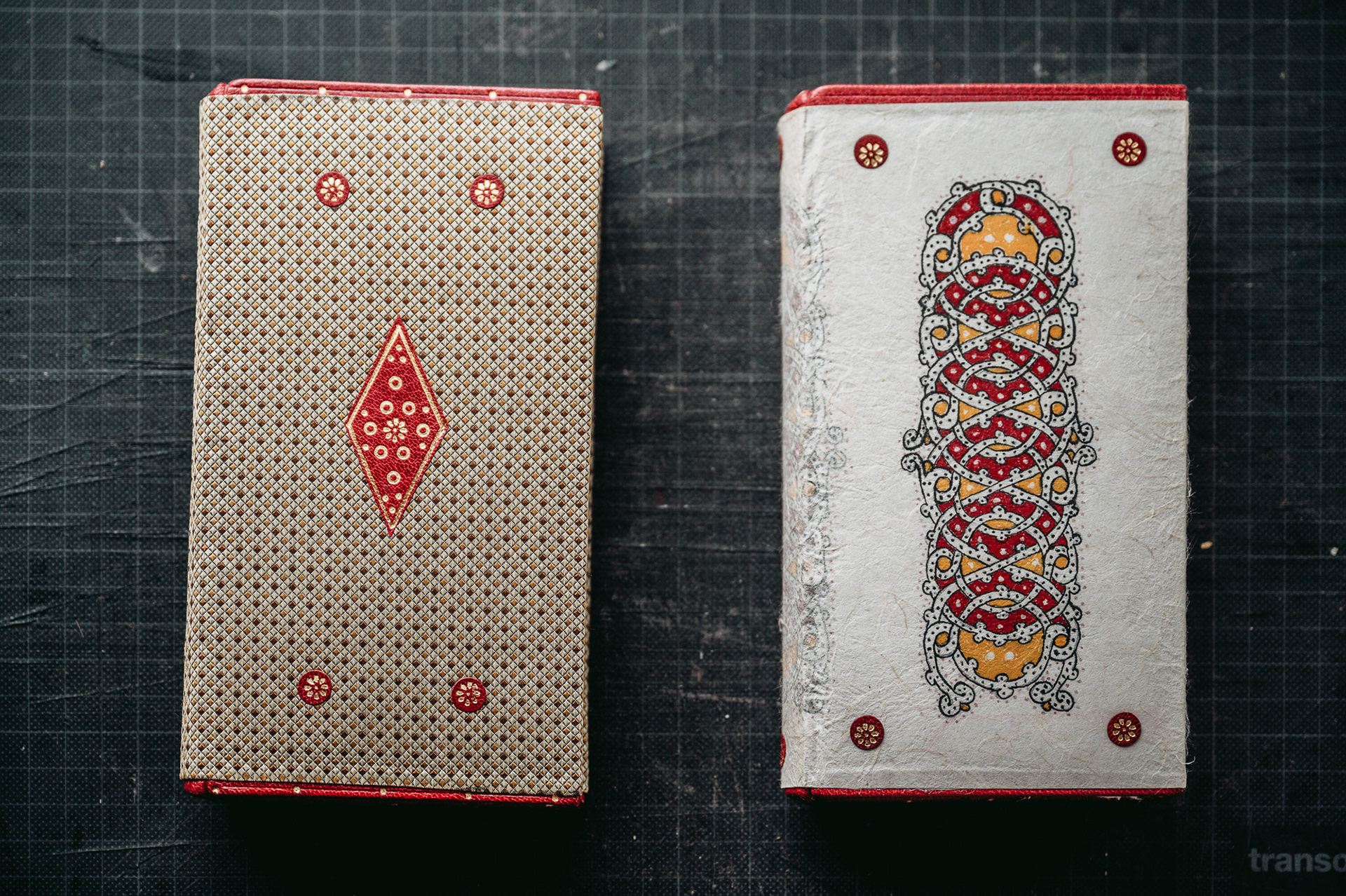 Exhibition books resulting from the Jinju Artisan Residency in South Korea, 2021.