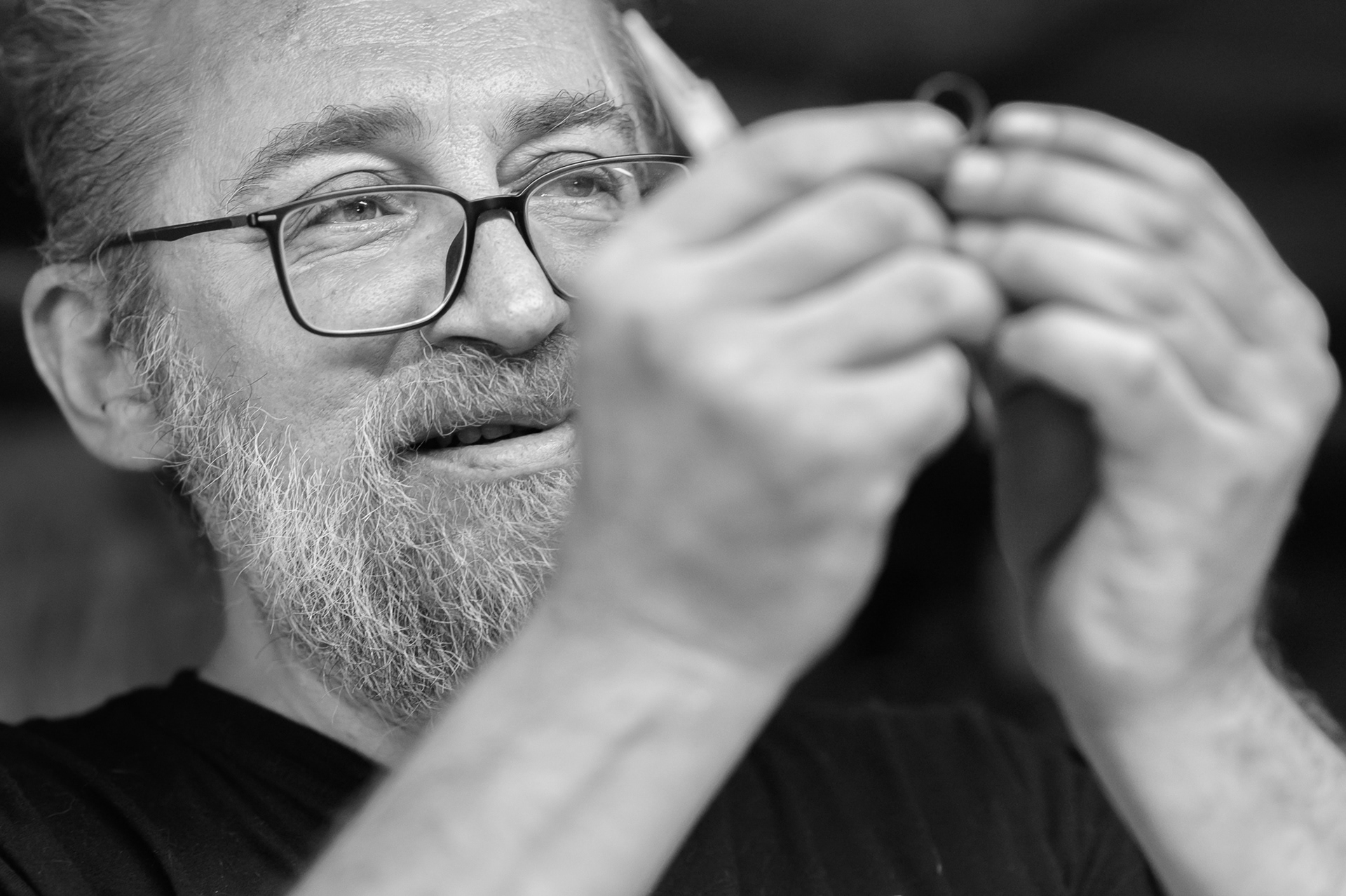 "To some extent, I am self-taught, although I have the respective education, and was trained both technically and in art."