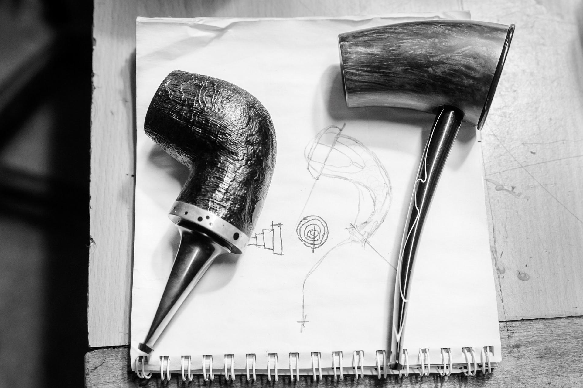 Pipes with the so-called second cooling chamber (reverse calabash)