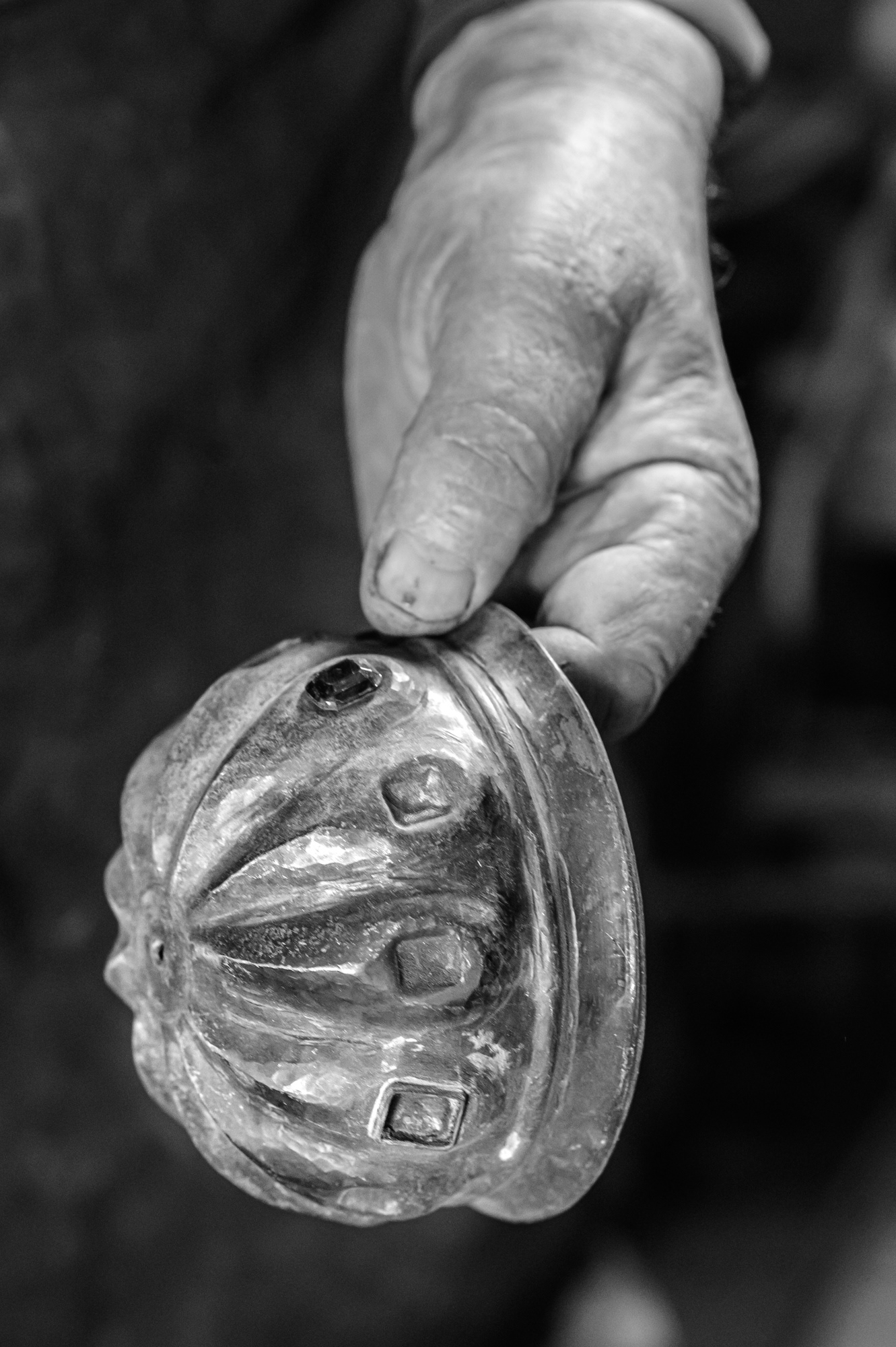 Upper part of a cup in preparation stage