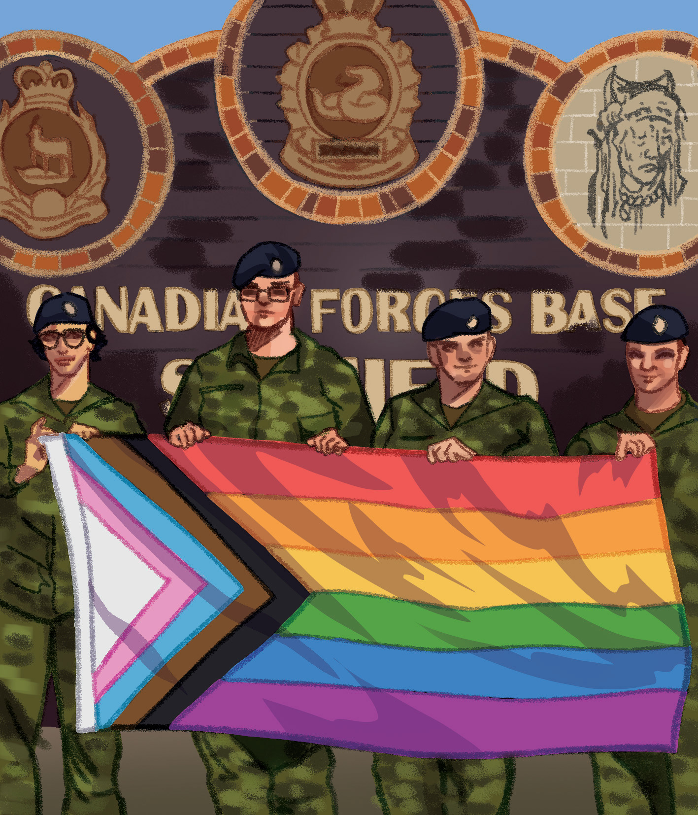 The Federal Court of Canada lifts the ban on gays and lesbians in the military