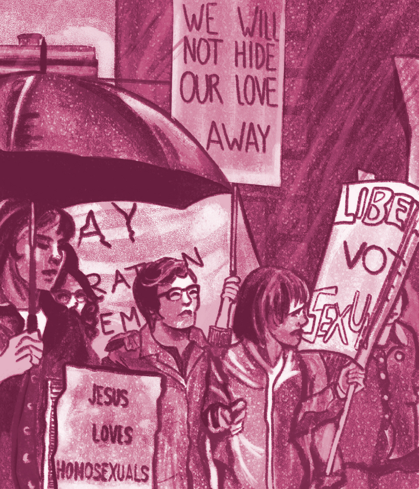 The "We Demand" rally is held