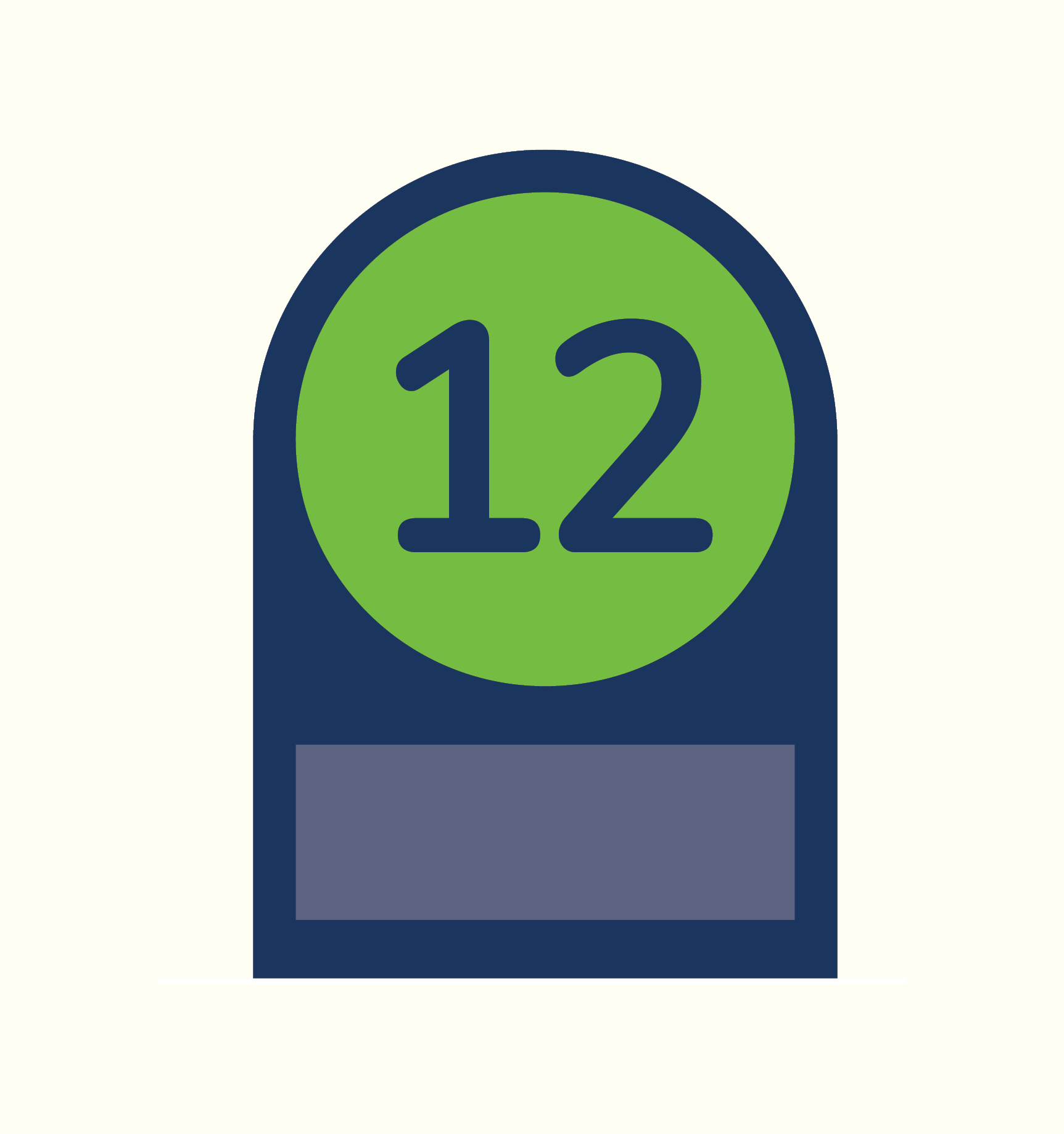 Identification signage for classrooms, with slots for teachers to add their names. Labels can be removed and re-inserted as needed