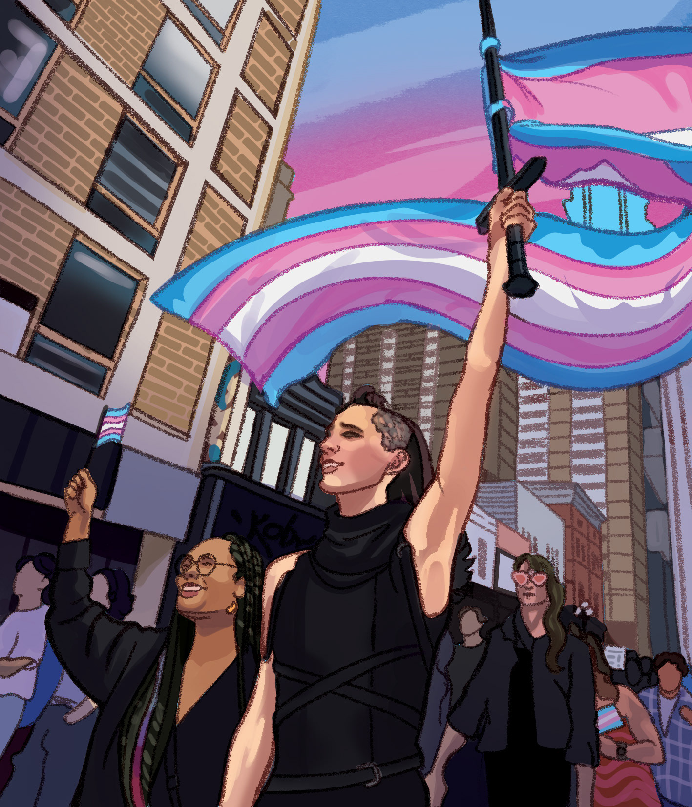 The First Transgender March in Canada is held