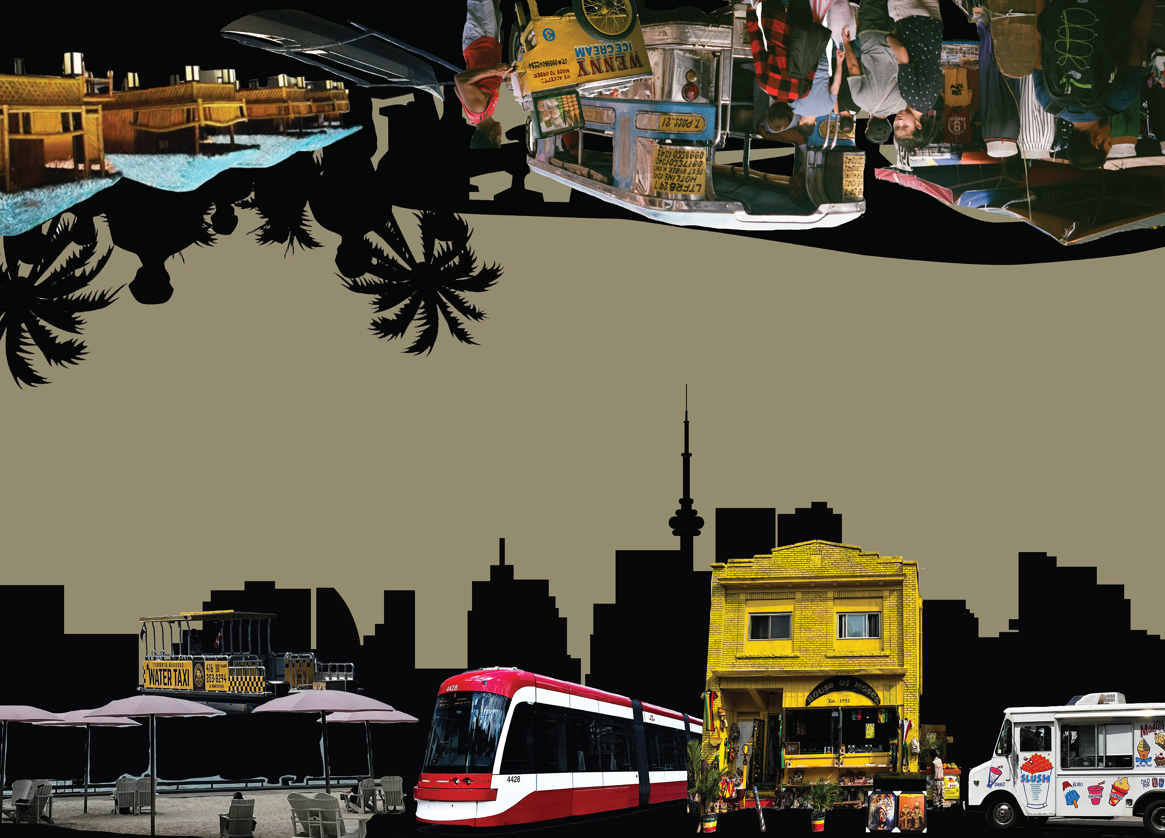 layout of photos in coloured version