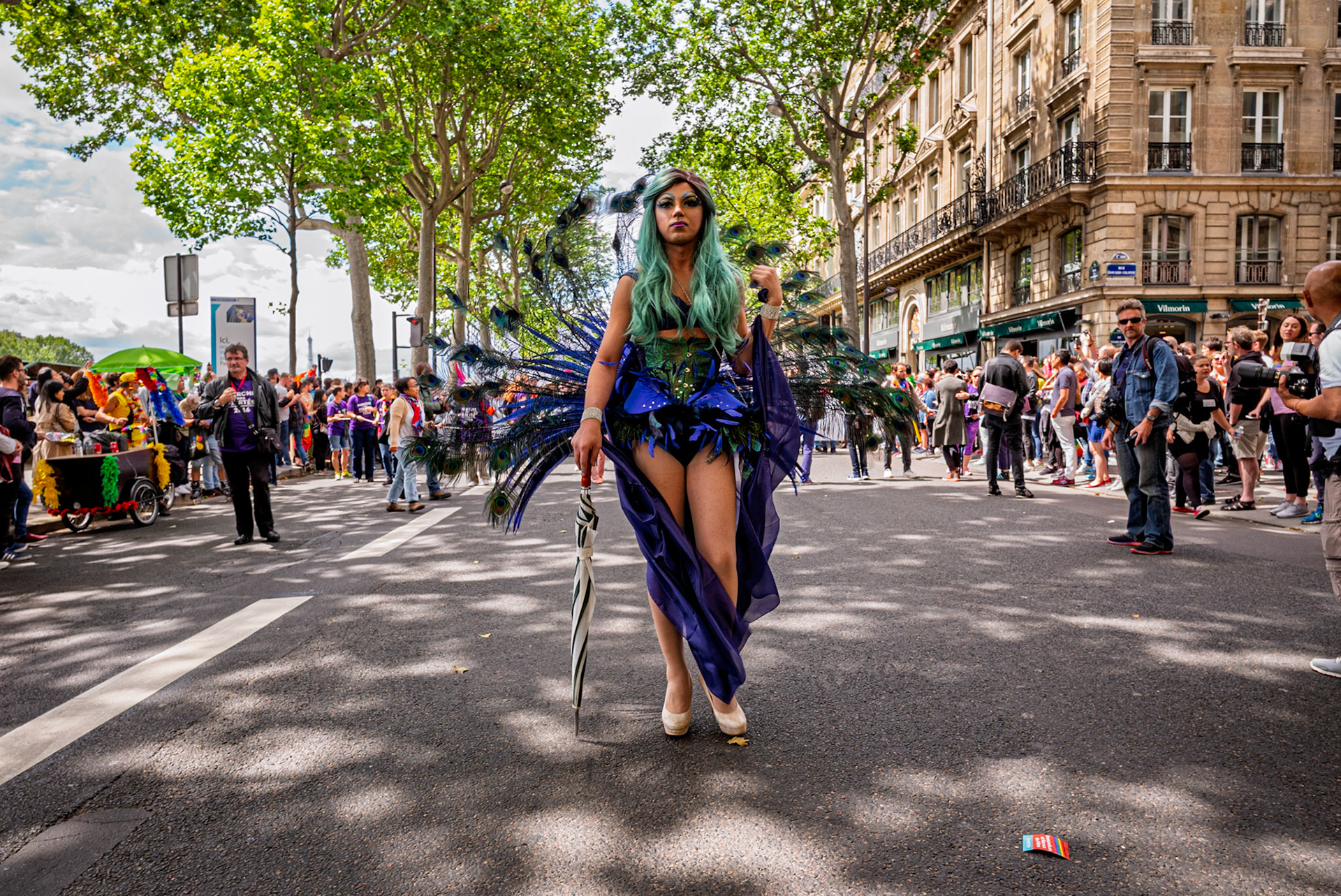 La Gay Pride (marche des fiertés) de 2016, à Paris.