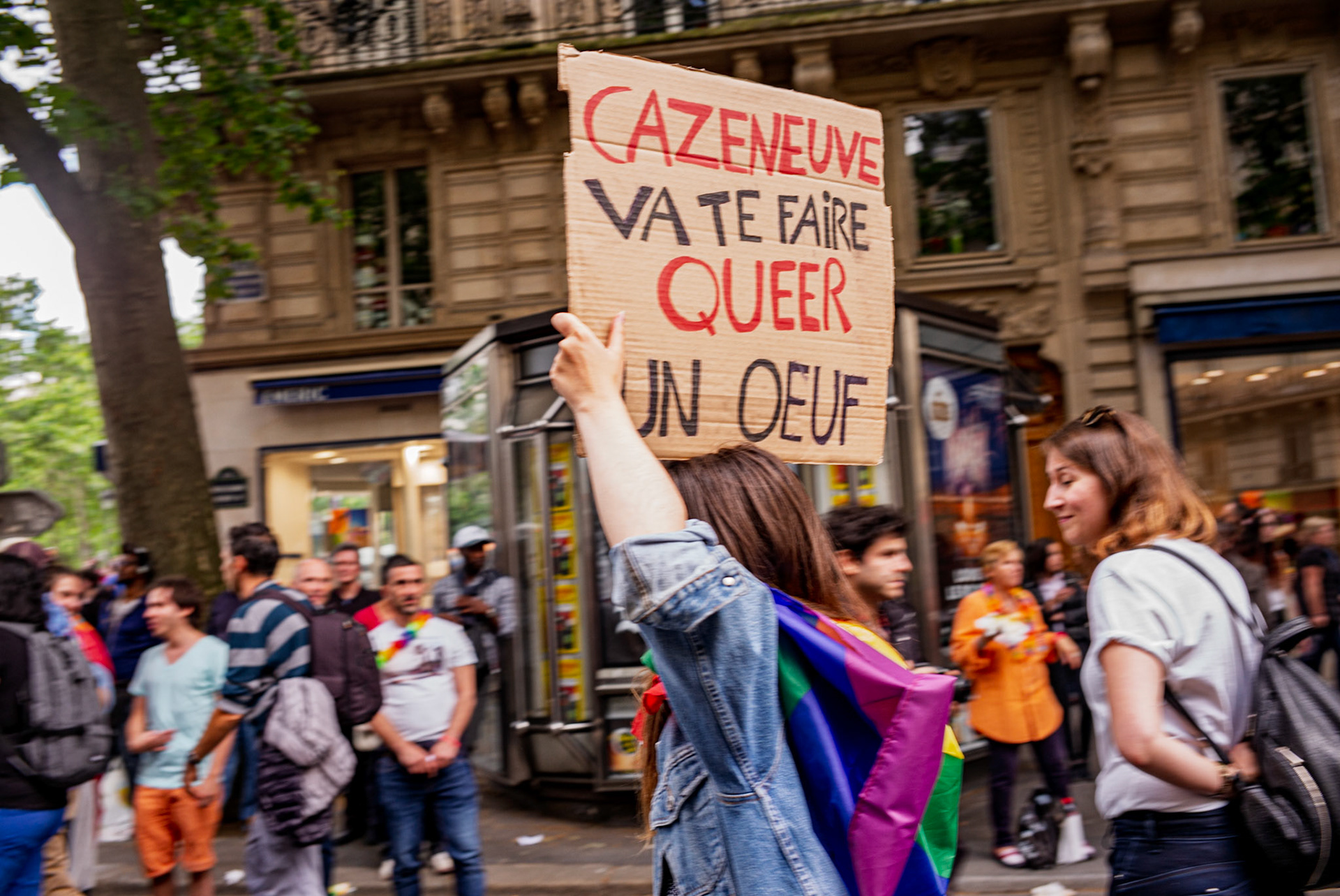 La Gay Pride (marche des fiertés) de 2016, à Paris.