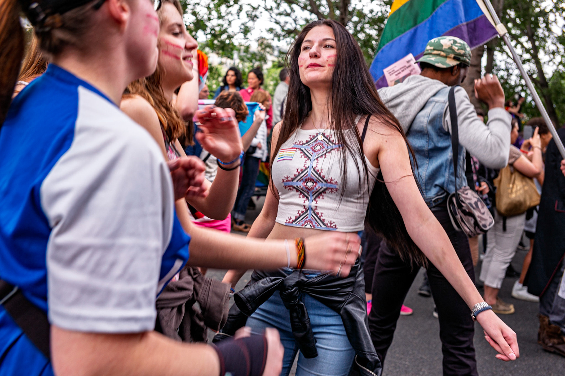La Gay Pride (marche des fiertés) de 2016, à Paris.