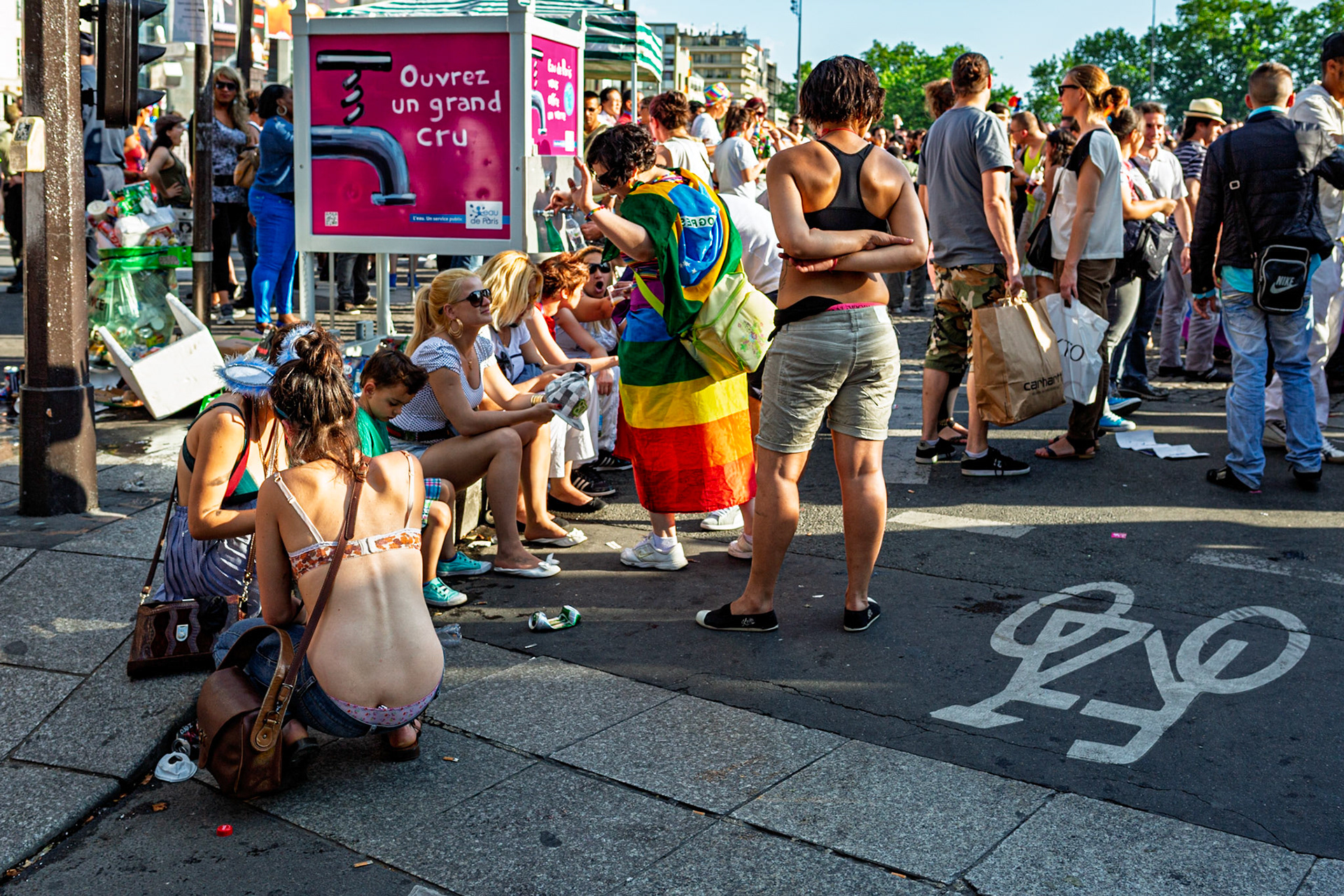 la Gay Pride du 30 juin 2012 vers Bastille.