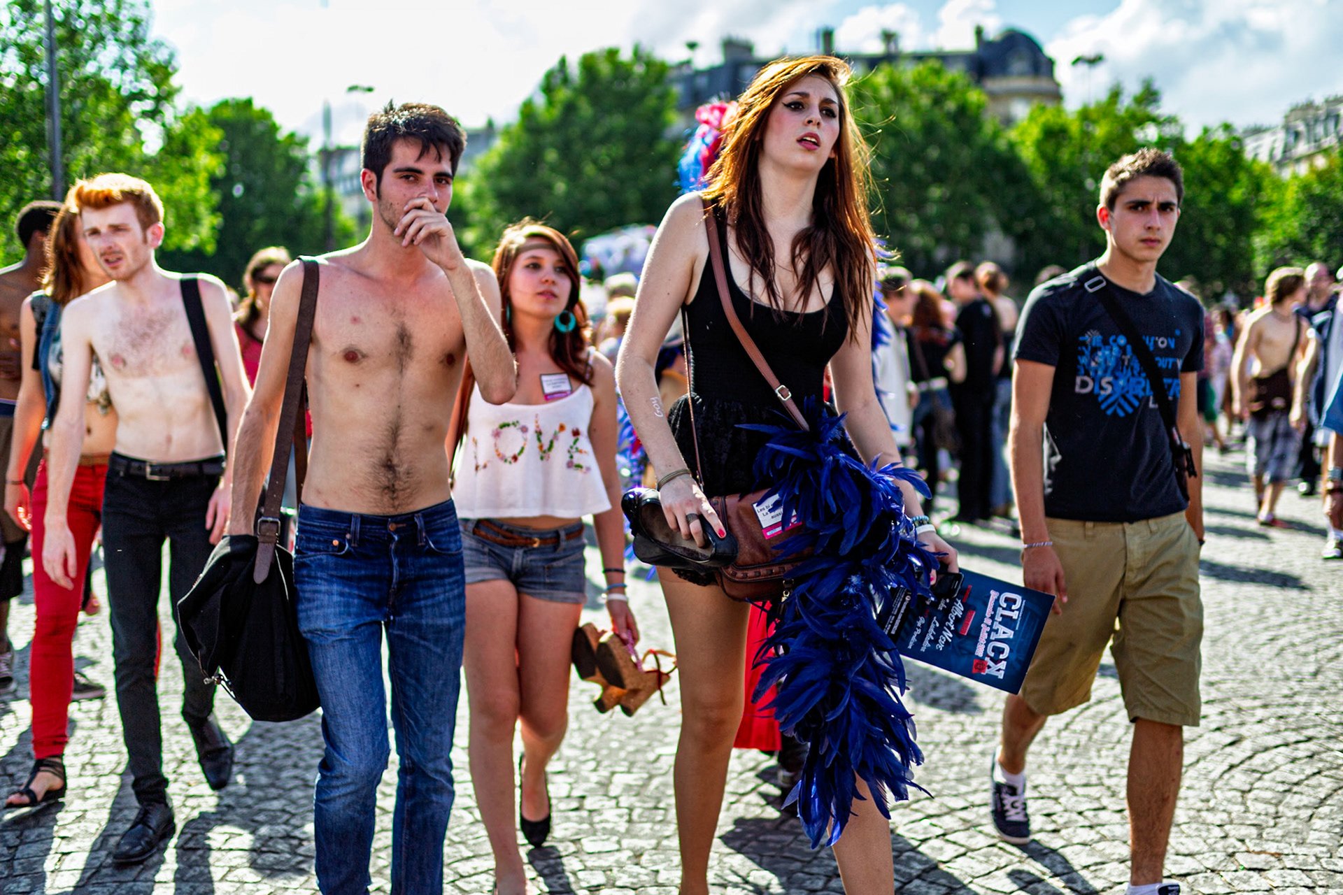 la Gay Pride du 30 juin 2012 vers Bastille.