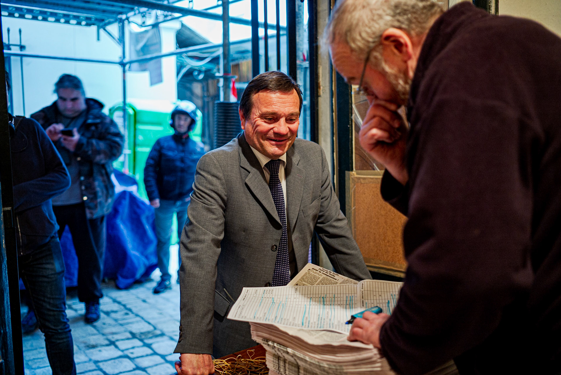 Le Canard enchainé pendant les élections présidentielles.