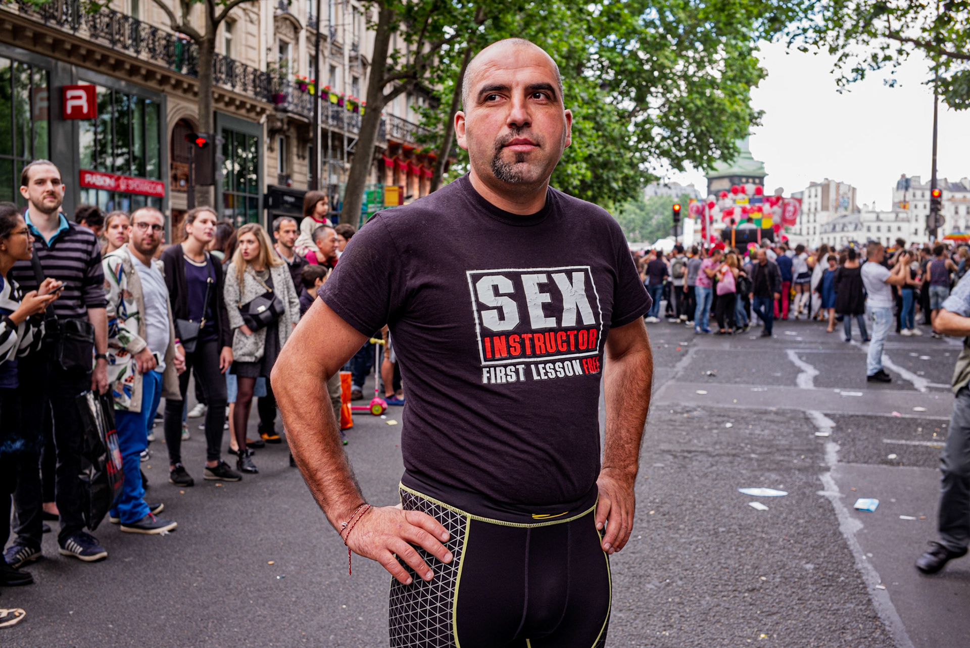 La Gay Pride (marche des fiertés) de 2016, à Paris.
