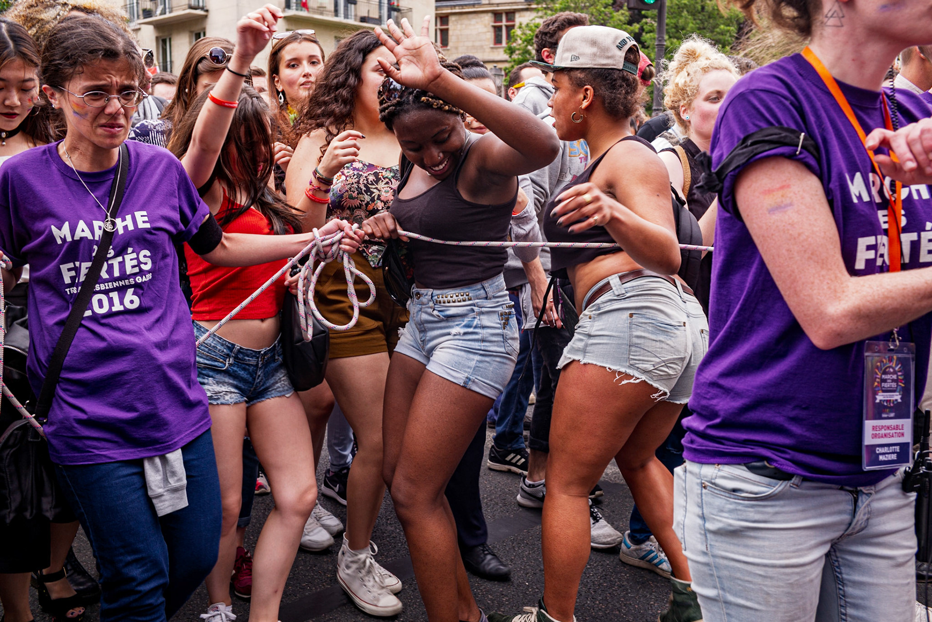 La Gay Pride (marche des fiertés) de 2016, à Paris.