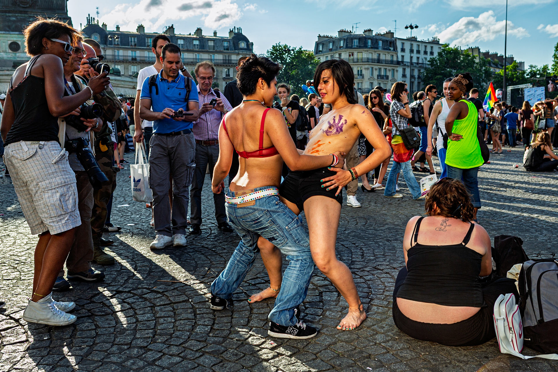 la Gay Pride du 30 juin 2012 vers Bastille.