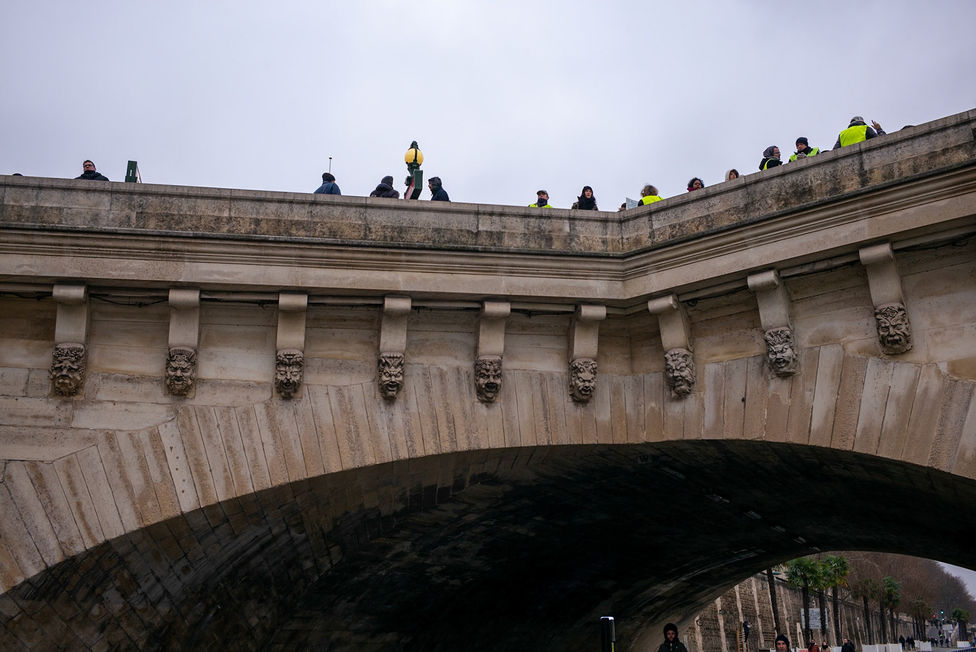 Manifestation des gilets jaunes à Paris.