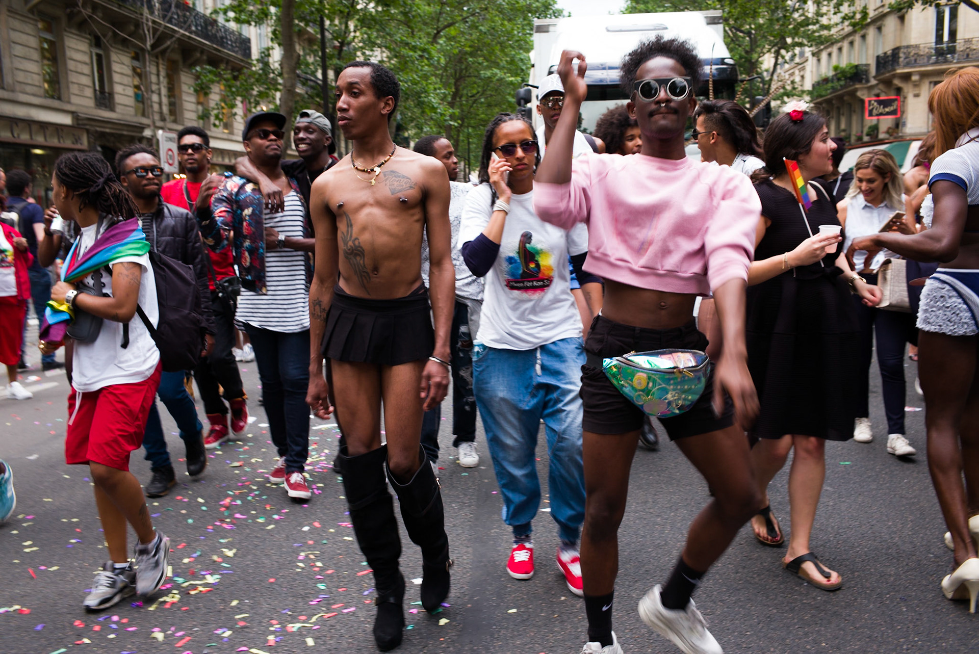 La Gay Pride (marche des fiertés) de 2016, à Paris.