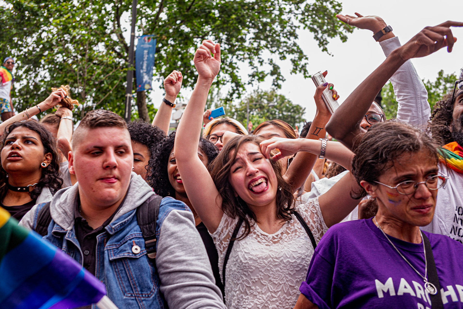 La Gay Pride (marche des fiertés) de 2016, à Paris.