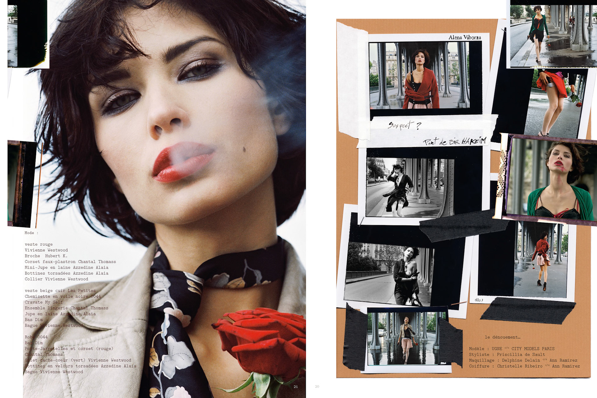 Pages offset du Printfolio n° 2, Smoke, édité en 2005.