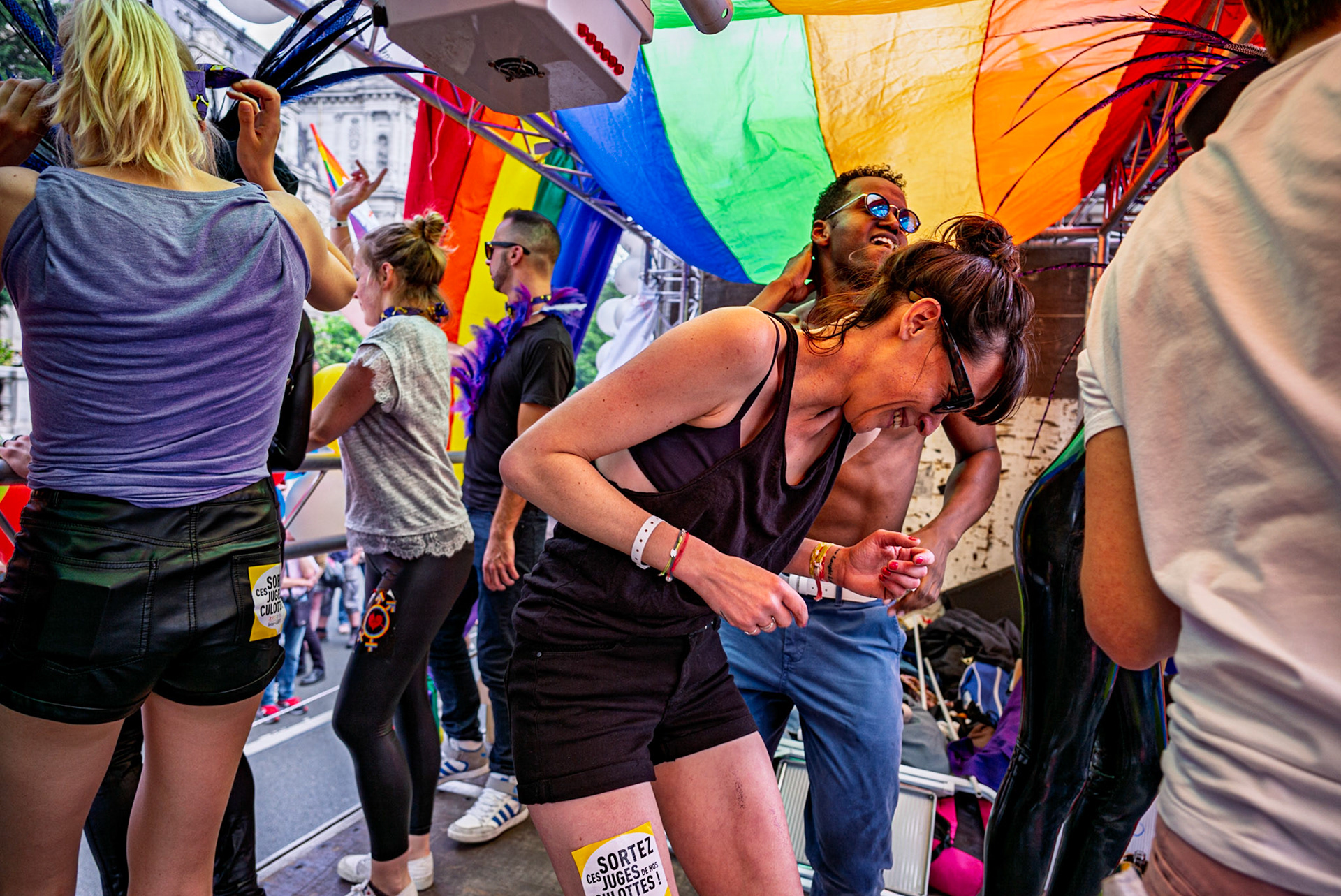 La Gay Pride (marche des fiertés) de 2016, à Paris.