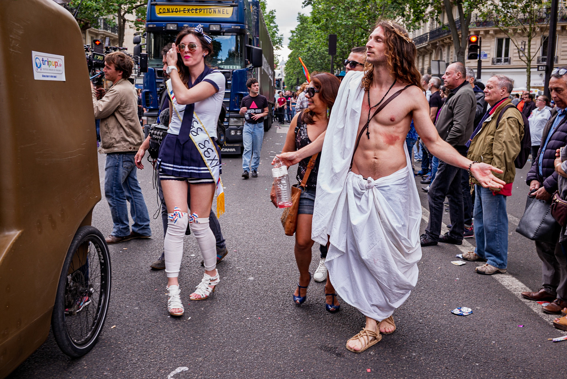 La Gay Pride (marche des fiertés) de 2016, à Paris.