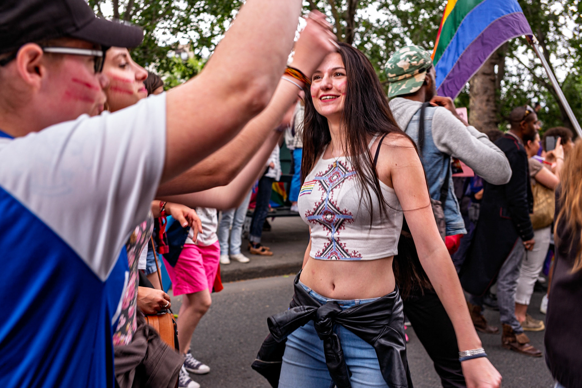 La Gay Pride (marche des fiertés) de 2016, à Paris.