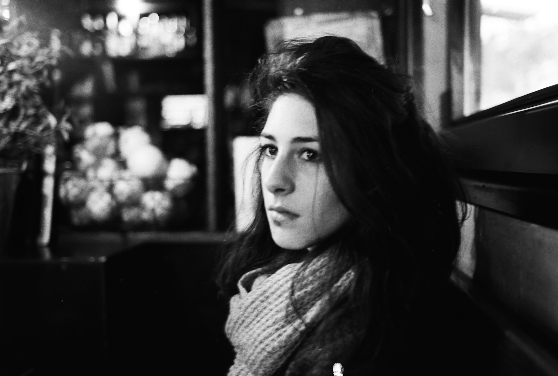 Romy, sur la péniche Atlantico. A Strasbourg, en automne 2013. 