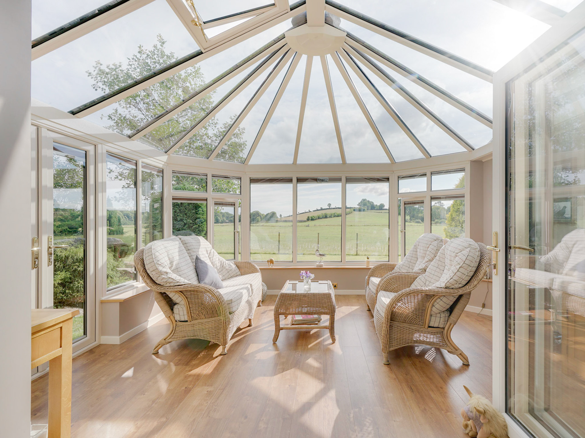 Scenic conservatory with a View – Perfectly Framed to Highlight Your Property’s Surroundings