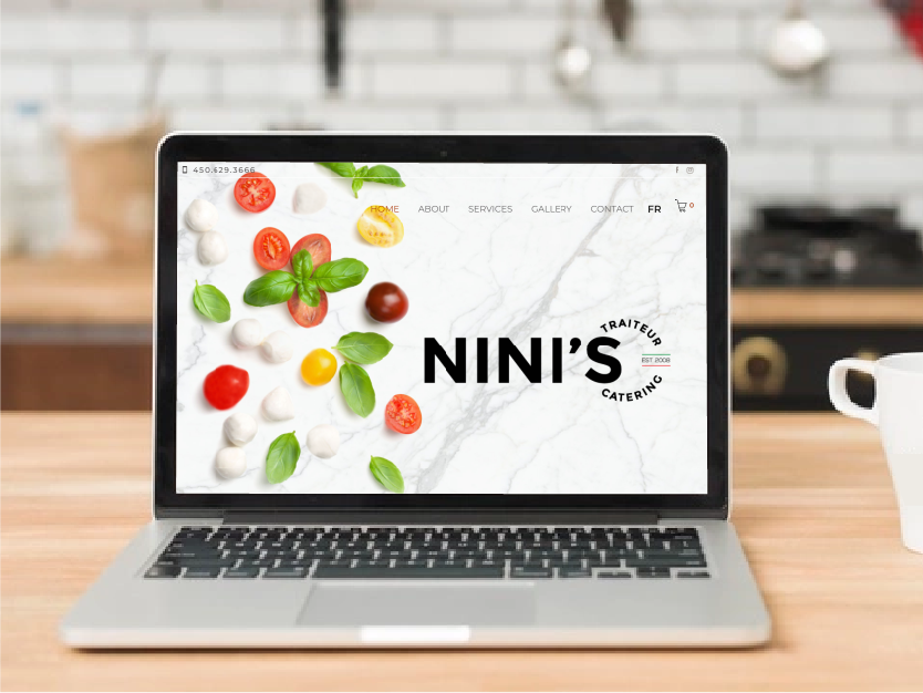 Traiteur Nini's Website Design
