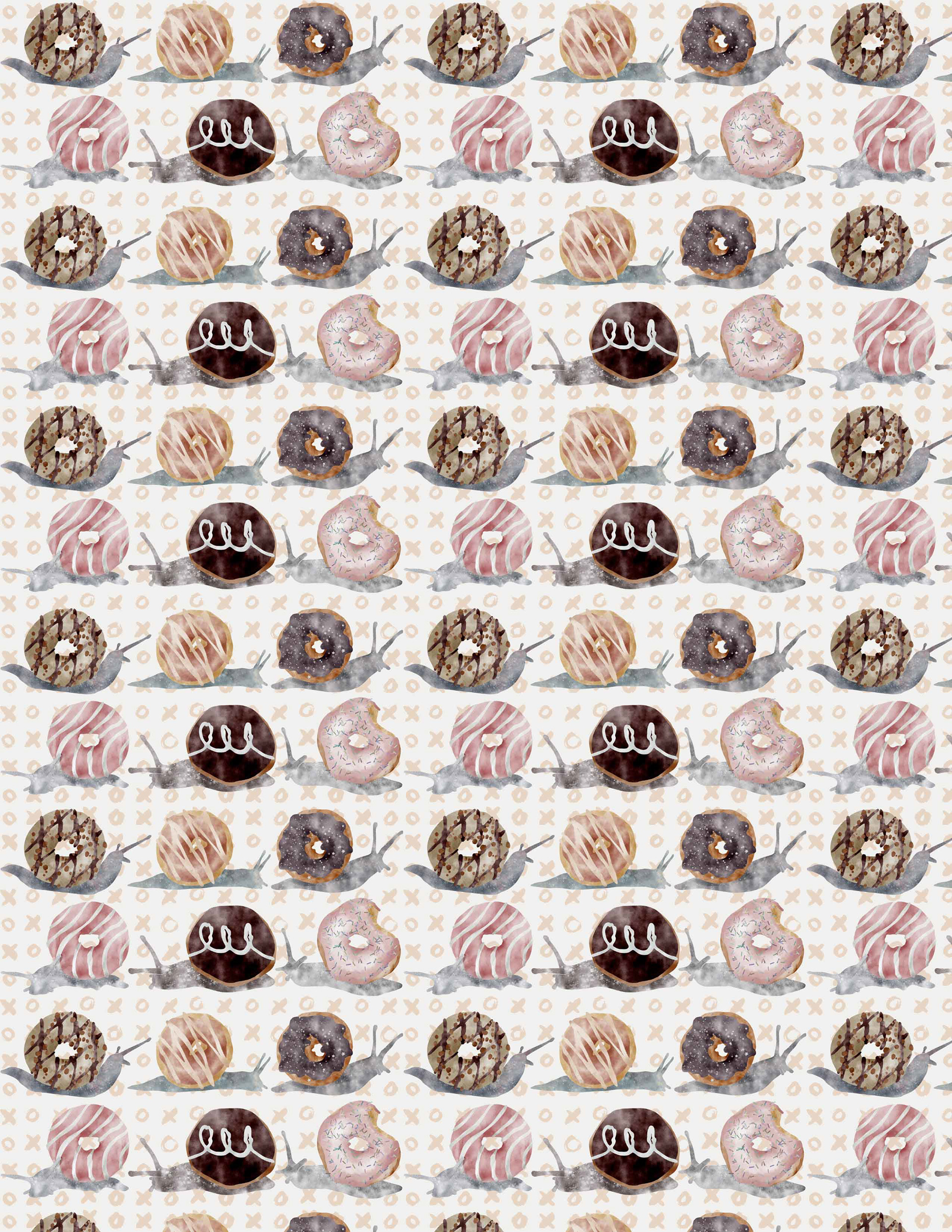 Donut Snails Toasted Mauve