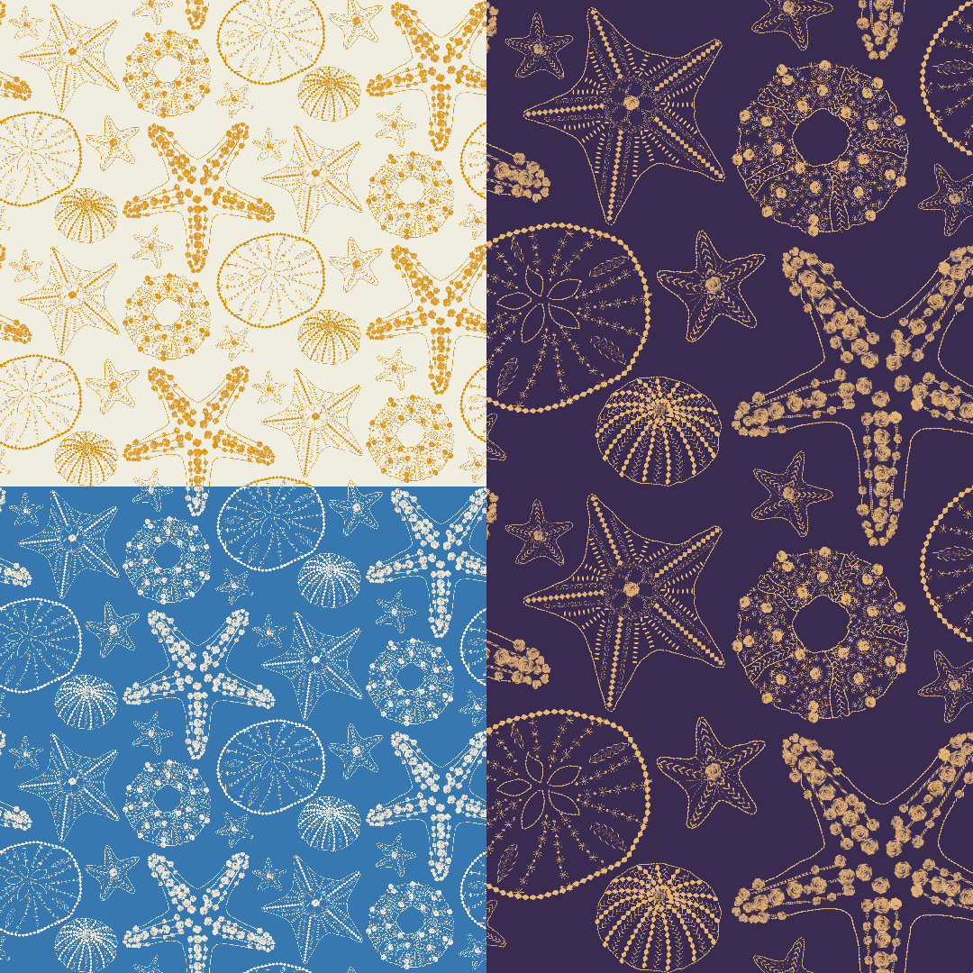 Passementerie Sea Stars and Urchins