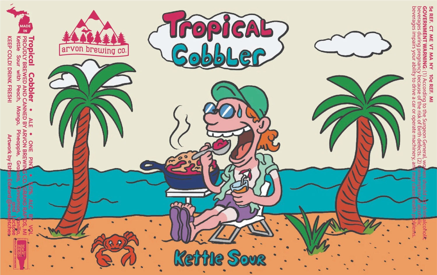 Arvon Brewing Tropical Cobbler Kettle Sour