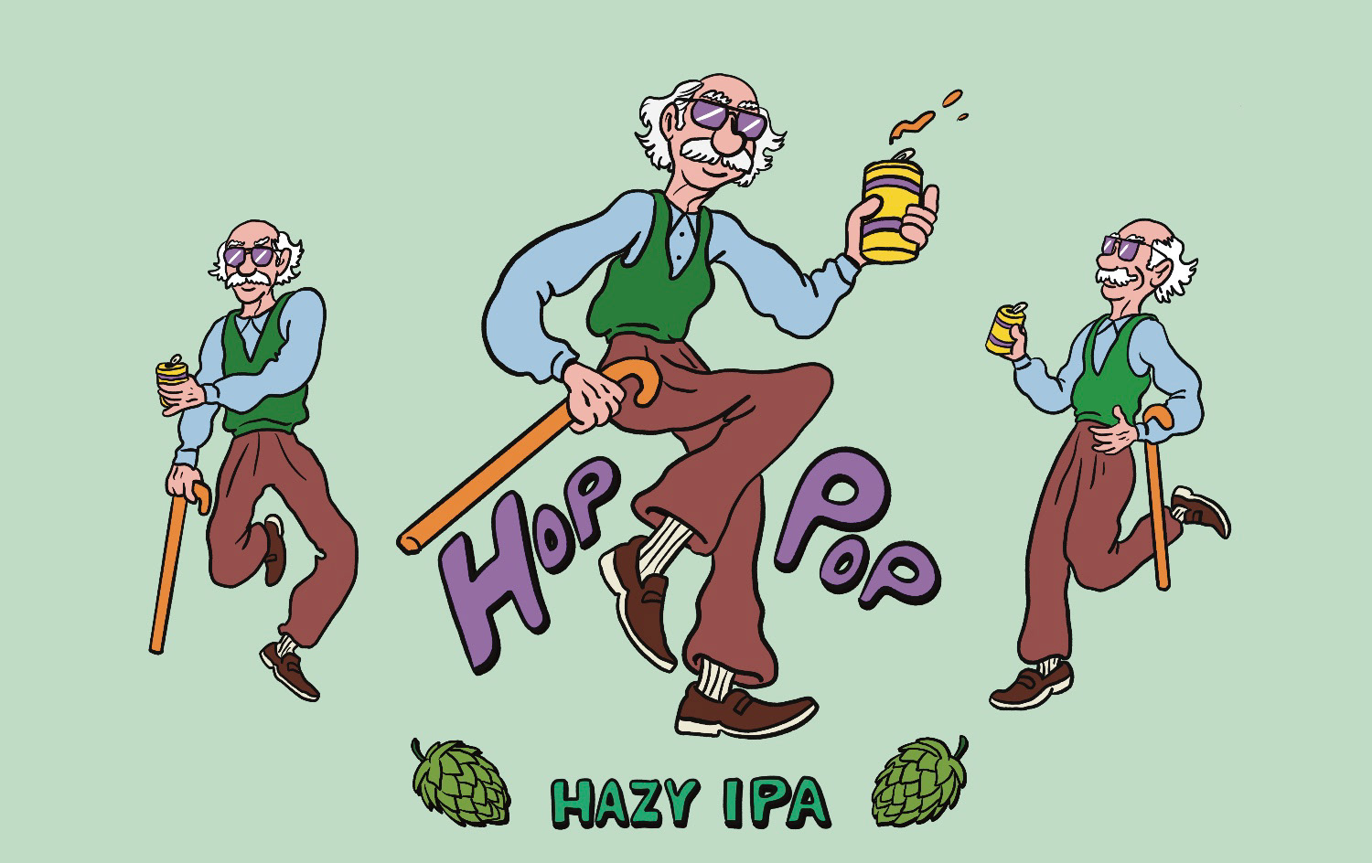 Arvon Brewing Hop Pop Hazy IPA