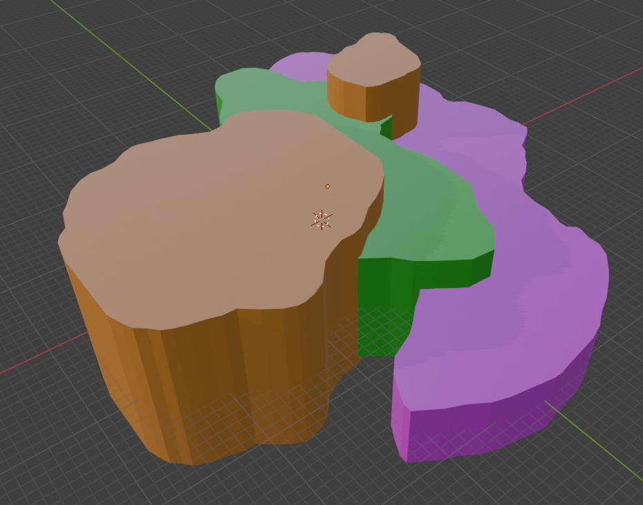 Model of Asgard using height map