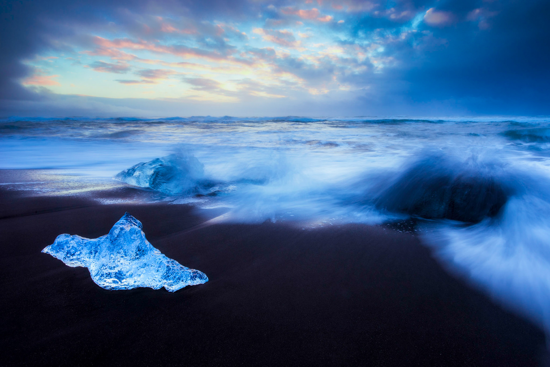 diamond beach, Iceland