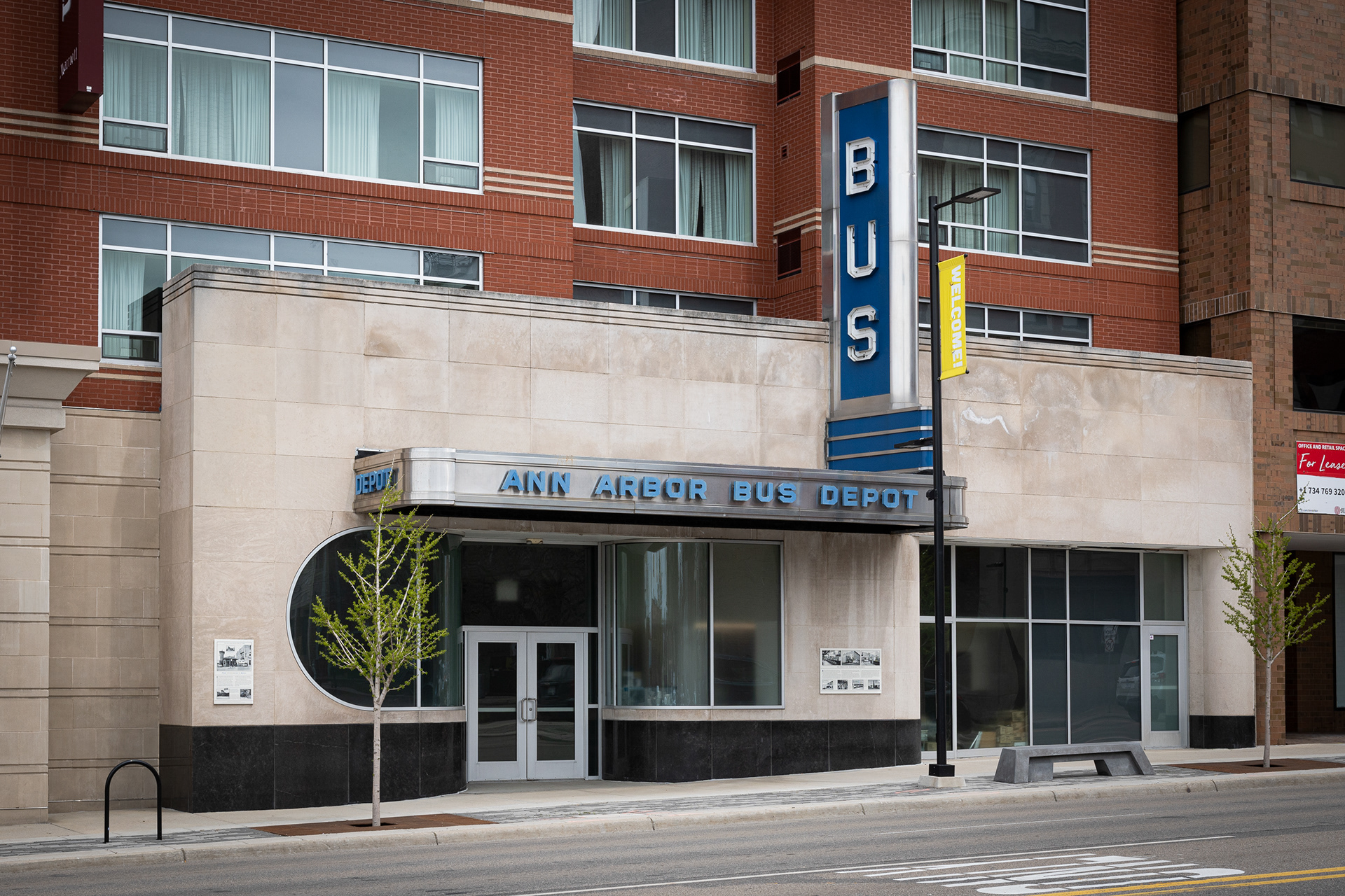 Ann Arbor Bus Depot. Ann Arbor, Michigan.
